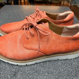 Söfft Coral Leather Lace-Up Oxfords – Women’s Size 9.5M Comfort Shoes